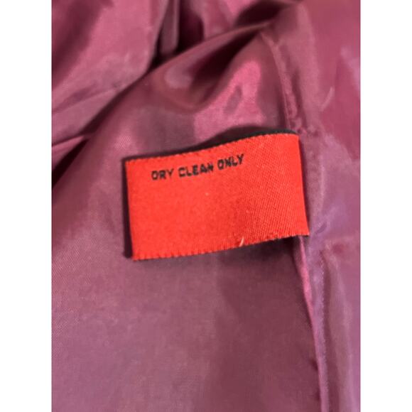 Coffee Shop Red Plaid Peacoat Jacket Juniors Large | Y2K Indie Chic - Picture 6 of 8